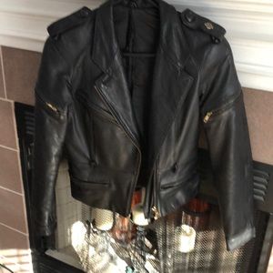 Leather jacket